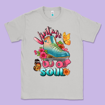 Vintage Soul Classic Tee Designed By Bundleandbundleshop