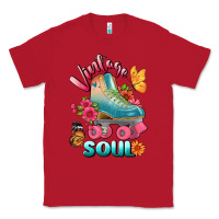 Red vintage soul Classic Tee - BundleAndBundleShop