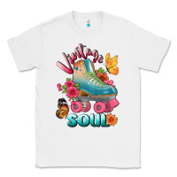 White vintage soul Classic Tee - BundleAndBundleShop