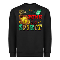 Black small town big spirit softball Heavyweight Sweatshirt - Zillion Design Studio