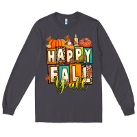 Smoke happy fall y'all Long Sleeve Tee - Artiststas
