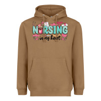 Toasted Coconut nursing in my heart Heavyweight Hoodie - MaliasSmallBusiness