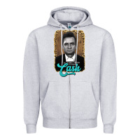 Heather Grey johnny cash Zipper Hoodie - AdoDesignShop