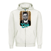 Oatmeal Heather johnny cash Zipper Hoodie - AdoDesignShop