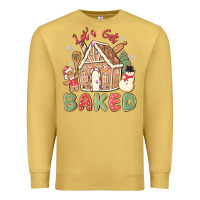 Antique Gold let's get baked Premium Sweatshirt - MaliasSmallBusiness