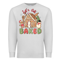 Dove Grey let's get baked Premium Sweatshirt - MaliasSmallBusiness
