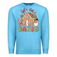 Ocean Blue let's get baked Premium Sweatshirt - MaliasSmallBusiness