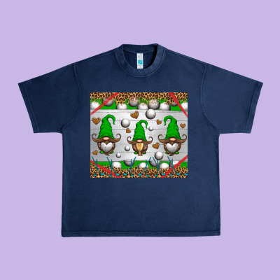 Western Golf Gnome Urban Heavy Tee Designed By Hra Design Shop