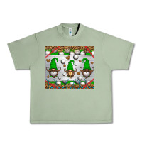 Oil Green western golf gnome Urban Heavy Tee - HRA Design Shop