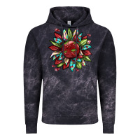 Cloud Black Cherry sunflower Vintage Hoodie - texasbilliewilder