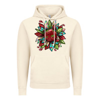 Vintage Artic Cherry sunflower Vintage Hoodie - texasbilliewilder