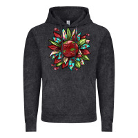 Vintage Black Cherry sunflower Vintage Hoodie - texasbilliewilder