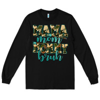 Black mama mom mommy bruh with arrow Long Sleeve Tee - AdoDesignShop