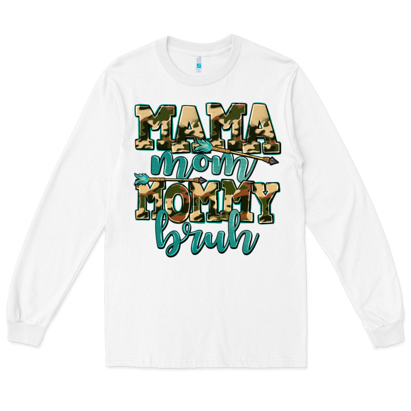 Mama Mom Mommy Bruh With Arrow Long Sleeve Tee by AdoDesignShop | Teevron