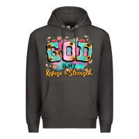 Smoke god is my refuge and strength Premium Hoodie - LillyAllenDesigns