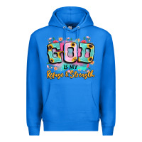 True Royal god is my refuge and strength Premium Hoodie - LillyAllenDesigns