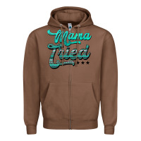 Chestnut mama tried aztec turquoise Zipper Hoodie - AdoDesignShop