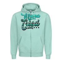 Mama Tried Aztec Turquoise Zipper Hoodie | Teevron