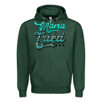 Sports Green mama tried aztec turquoise Zipper Hoodie - AdoDesignShop