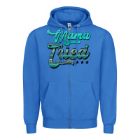 True Royal mama tried aztec turquoise Zipper Hoodie - AdoDesignShop