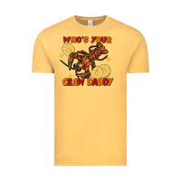 Vintage Mustard crawfish who's your craw daddy Vintage Tee - FaDigitalArtStudio