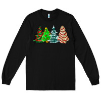 Black Christmas tree cakes and Christmas trees  ado Long Sleeve Tee - AdoDesignShop