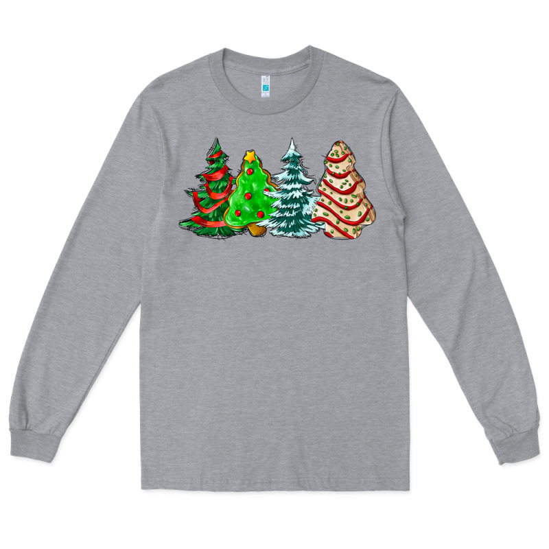 Christmas Tree Cakes And Christmas Trees  Ado Long Sleeve Tee by AdoDesignShop | Teevron