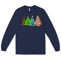 Navy Christmas tree cakes and Christmas trees  ado Long Sleeve Tee - AdoDesignShop