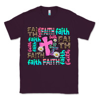 Plum faith with cross Classic Tee - AdoDesignShop