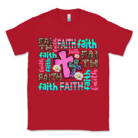 Red faith with cross Classic Tee - AdoDesignShop