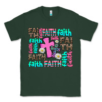 Sports Green faith with cross Classic Tee - AdoDesignShop