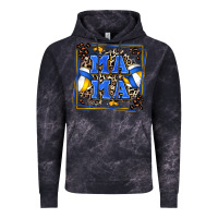 Cloud Black volleyball mama with leopard Vintage Hoodie - Zillion Design Studio
