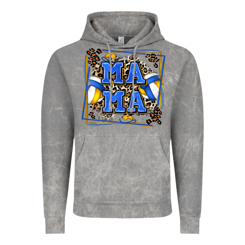 Volleyball Mama With Leopard Vintage Hoodie by Zillion Design Studio | Teevron