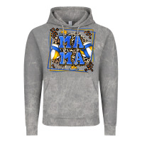 Cloud Rock volleyball mama with leopard Vintage Hoodie - Zillion Design Studio
