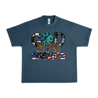 Midnight Navy god bless america Urban Heavy Tee - SublimationCraftShop