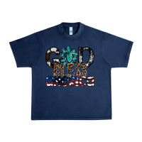 Navy god bless america Urban Heavy Tee - SublimationCraftShop
