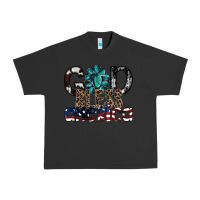 Pigment Black god bless america Urban Heavy Tee - SublimationCraftShop