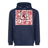 Navy funny valentine's day Heavyweight Hoodie - MaliasSmallBusiness