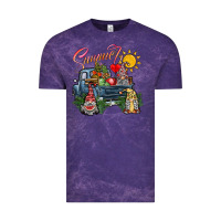 Cloud Purple summer Vintage Tee - SublimationCraftShop
