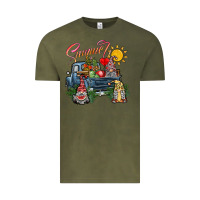 Vintage Olive summer Vintage Tee - SublimationCraftShop