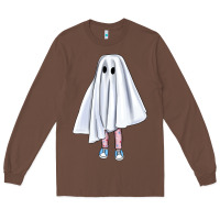 Chestnut cute ghost Long Sleeve Tee - BundleAndBundleShop