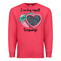 Cardinal i can buy myself turquoise Premium Sweatshirt - MaliasSmallBusiness