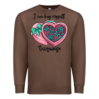 Chestnut i can buy myself turquoise Premium Sweatshirt - MaliasSmallBusiness