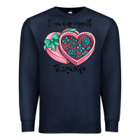 Navy i can buy myself turquoise Premium Sweatshirt - MaliasSmallBusiness