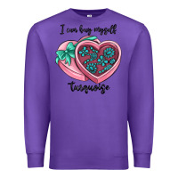 Purple i can buy myself turquoise Premium Sweatshirt - MaliasSmallBusiness