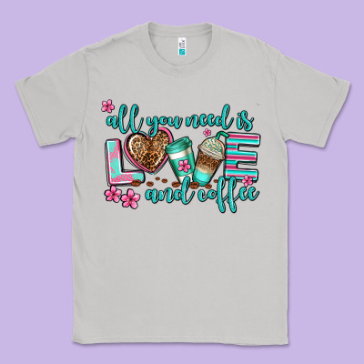All You Need Is Love And Coffee Classic Tee Designed By Adodesignshop