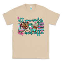 Mushroom all you need is love and coffee Classic Tee - AdoDesignShop