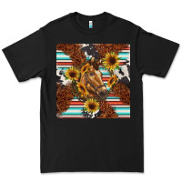 Black western horse Premium Tee - BarkalooDesign