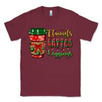 Burgundy flannels lattes leggings Classic Tee - BundleAndBundleShop