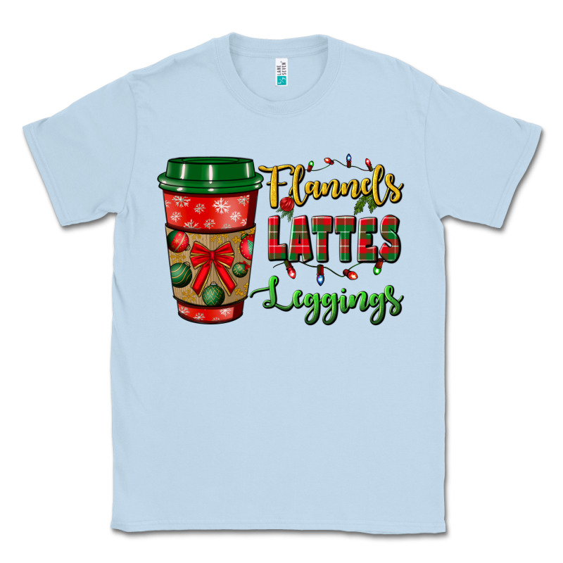 Flannels Lattes Leggings Classic Tee by BundleAndBundleShop | Teevron